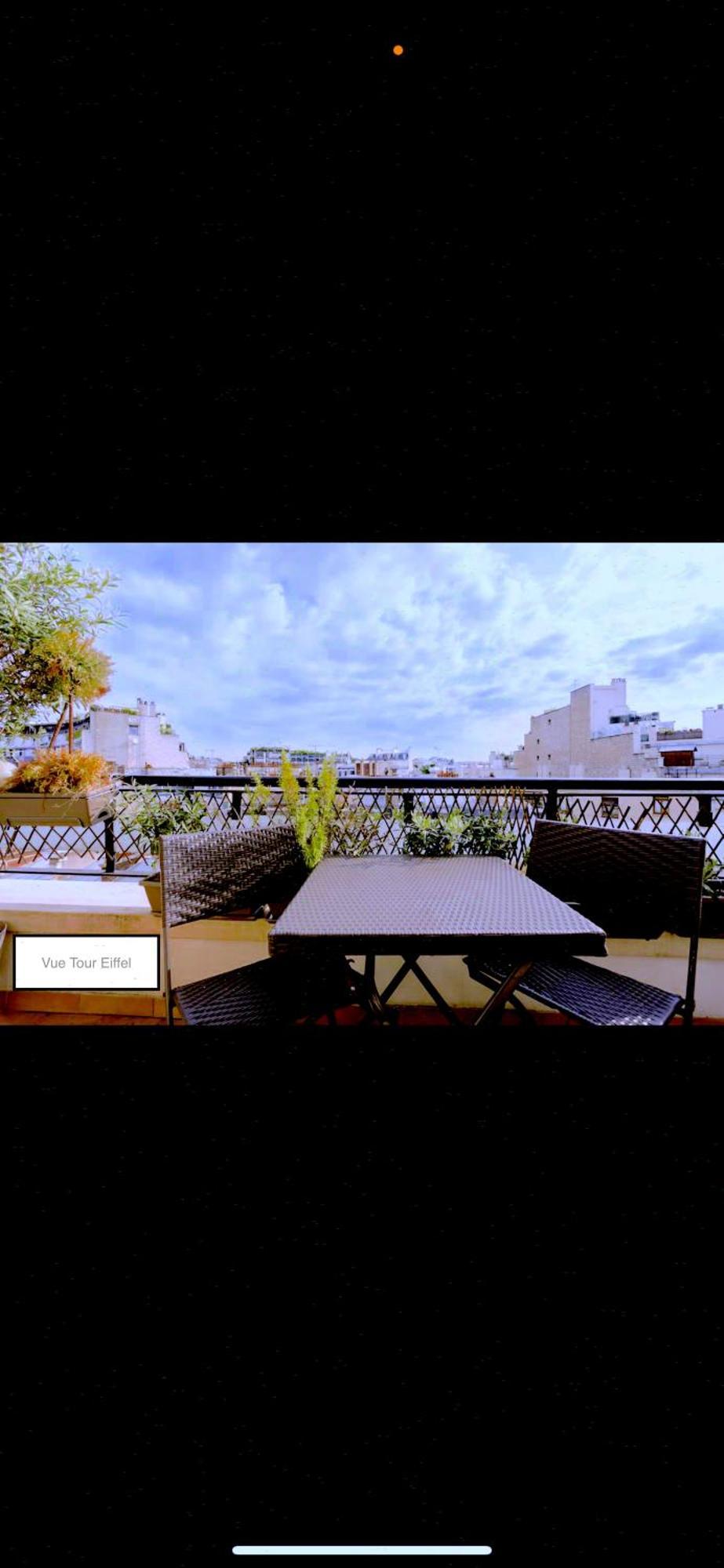 Ferienwohnung Eiffel Tower Terrass Paris Exterior foto