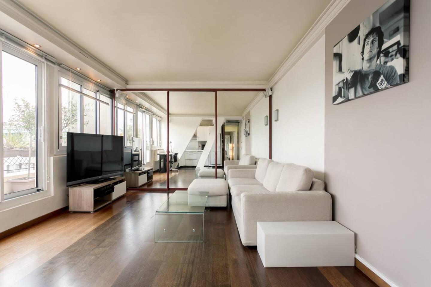 Ferienwohnung Eiffel Tower Terrass Paris Exterior foto